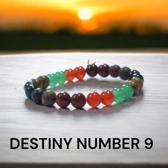 Destiny Number 9 Bracelet | Renewal & Strength