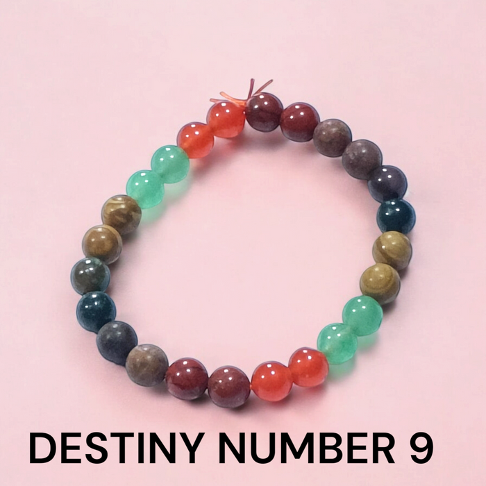 Destiny Number 9 Bracelet | Renewal & Strength