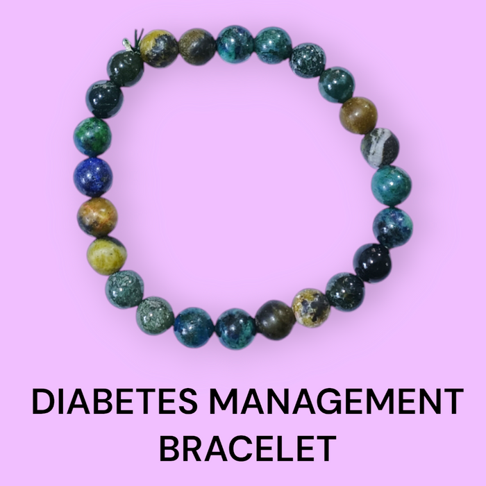 Natural Stone Diabetes Management Bracelet - Brahmatells