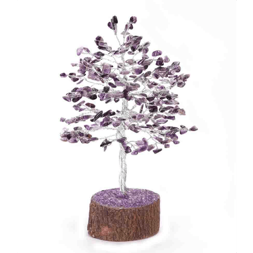 Divine Soul Retreat Amethyst Crystal Gem Tree - BrahmatellsStore