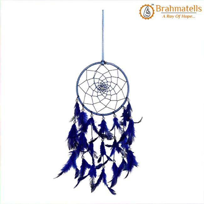 Dreamcatcher-Blue Show Piece Wall Hanging Feng Shui - BrahmatellsStore