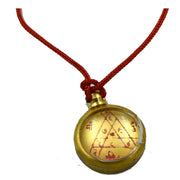 Durga Bisa Astadhatu Brass Yantra Locket for Pooja, Health, Wealth, Prosperity and Success - BrahmatellsStore