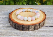 Embrace Emotional Balance with Morganite Beryl Bracelet | Brahmatells - BrahmatellsStore