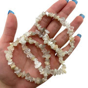 Embrace Serenity with Moonstone Chip Stone Bracelet | Brahmatells - BrahmatellsStore