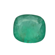 Emerald cushion-intense-bluish green BTE101GSM - BrahmatellsStore
