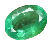 Emerald oval-bluish-green BTE106GSM - BrahmatellsStore