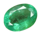 Emerald oval-bluish-green BTE106GSM - BrahmatellsStore