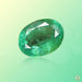 Emerald oval-bluish-green BTE106GSM - BrahmatellsStore