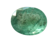 Emerald oval-dark bluish-green BTE113GSM - BrahmatellsStore