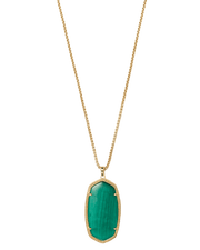Emerald Oval Dark Green Pendant - Panna's Elegance | Brahmatells - BrahmatellsStore