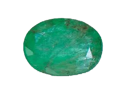 Emerald oval-intense bluish-green BTE108GSM - BrahmatellsStore
