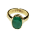 Emerald Oval-Intense Dark-Green Ring - Mercury's Gem | Brahmatells - BrahmatellsStore