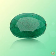 Emerald oval-intense-green BTE103GSM - BrahmatellsStore