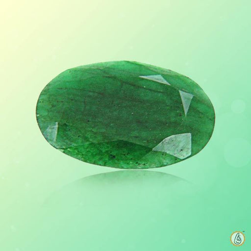 Emerald oval-intense-yellow grass-green BTE112GSM - BrahmatellsStore