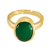 Emerald Oval-Medium Dark-Green Ring - Mercury's Choice | Brahmatells - BrahmatellsStore