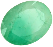 Emerald oval-natural-green BTE105GSM - BrahmatellsStore