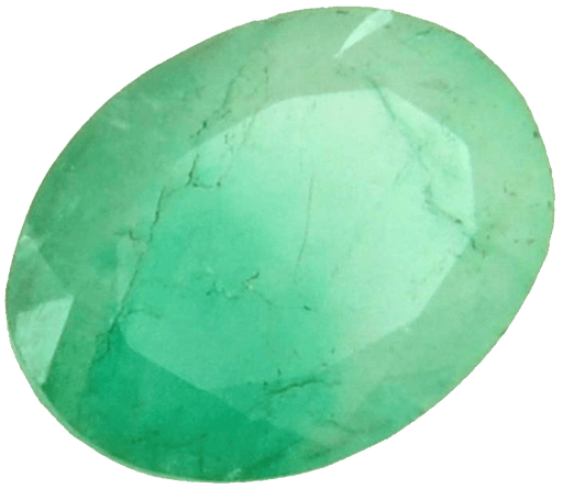 Emerald oval-natural-green BTE105GSM - BrahmatellsStore