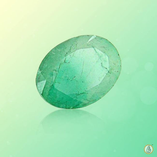 Emerald oval-natural-green BTE105GSM - BrahmatellsStore