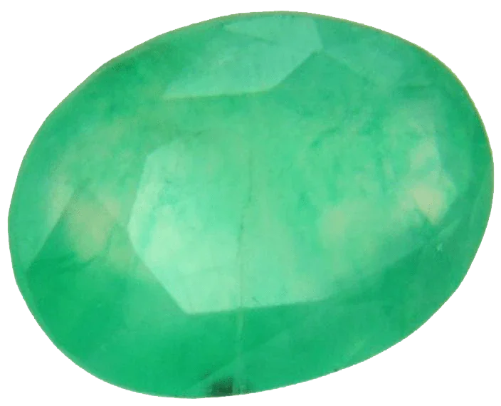 Emerald oval-natural-light-green BTE110GSM - BrahmatellsStore
