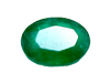Emerald oval-strong bluish-green BTE107GSM - BrahmatellsStore