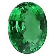 Emerald oval-strong yellowish-green BTE116GSM - BrahmatellsStore