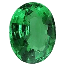 Emerald oval-strong yellowish-green BTE116GSM - BrahmatellsStore