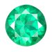 Emerald round-bluish-green BTE114GSM - BrahmatellsStore