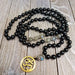 Empath Protection Prayer Mala - Black Tourmaline & Labradorite | Brahmatells - BrahmatellsStore