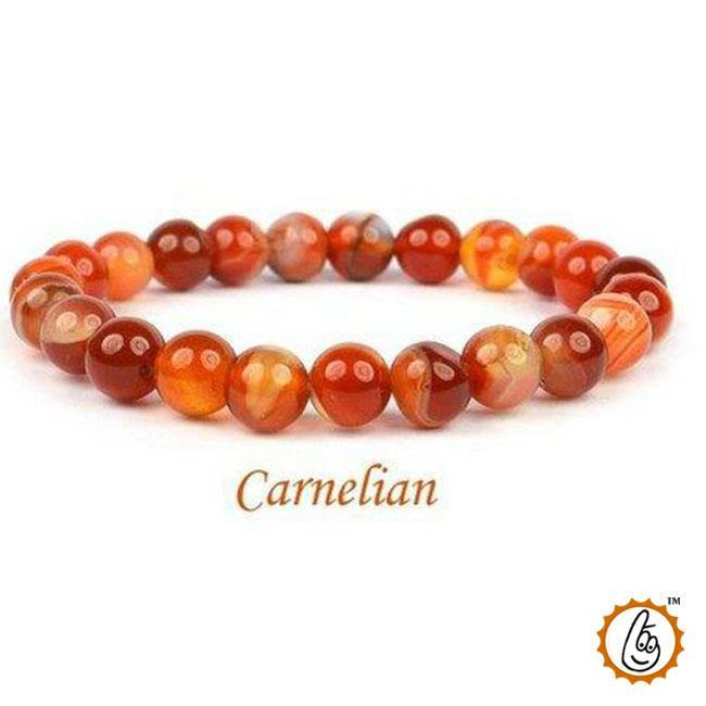 Empower Your Essence with Brahmatells' Carnelian Bracelet - BrahmatellsStore
