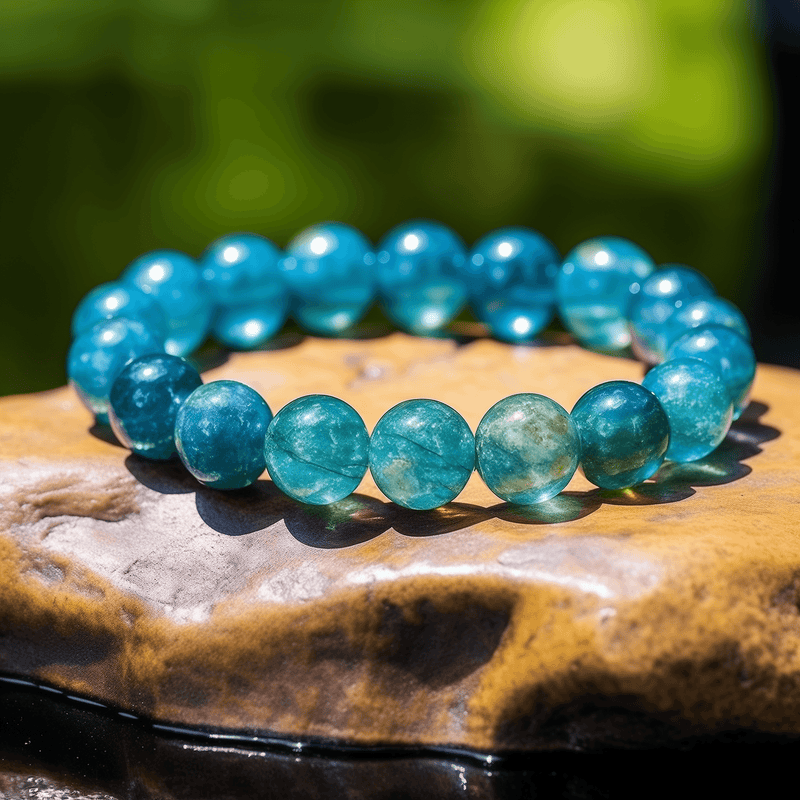 Empower Your Goals: Apatite Bracelet for Clarity & Success | Brahmatells - BrahmatellsStore