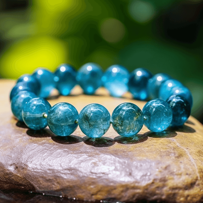 Empower Your Goals: Apatite Bracelet for Clarity & Success | Brahmatells - BrahmatellsStore