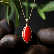 Empower Your Life with Egyptian Red Coral Pendant | Brahmatells - BrahmatellsStore