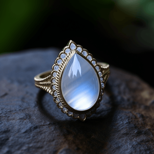 Enchanting Moonstone Jewelry - Ethereal Blue Sheen | Brahmatells - BrahmatellsStore