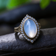 Enchanting Moonstone Jewelry - Ethereal Blue Sheen | Brahmatells - BrahmatellsStore