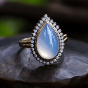 Enchanting Moonstone Jewelry - Ethereal Blue Sheen | Brahmatells - BrahmatellsStore