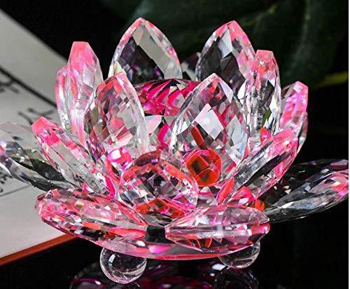 Enchanting Pink Crystal Lotus Flower - A Symbol of Purity & Fortune | Brahmatells - BrahmatellsStore