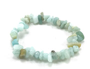 Energized Amazonite Chip Bracelet | Heart & Throat Chakra Healing - BrahmatellsStore