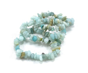 Energized Amazonite Chip Bracelet | Heart & Throat Chakra Healing - BrahmatellsStore