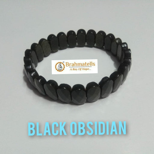 Energized Black Obsidian Bracelet for Protection & Grounding | Brahmatells - BrahmatellsStore