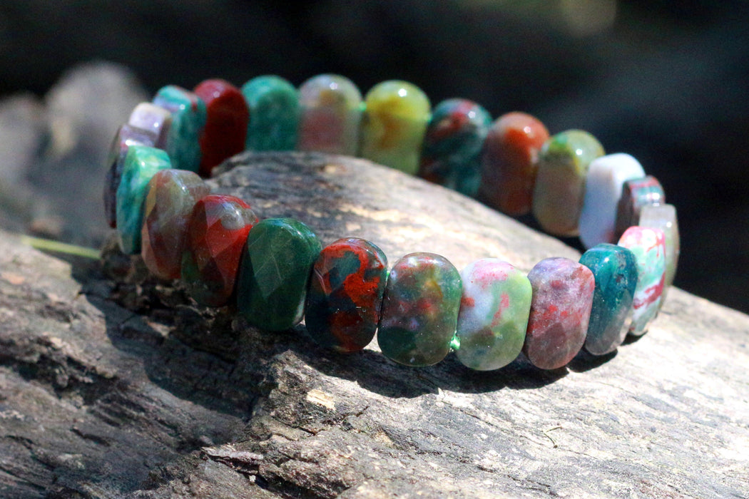 Energized Bloodstone Bracelet for Health & Creativity | Brahmatells - BrahmatellsStore