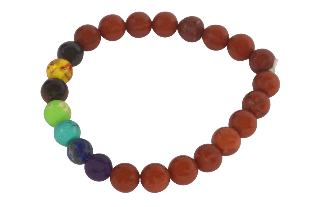 Energized Red Jasper Bracelet for Stability & Abundance | Brahmatells - BrahmatellsStore