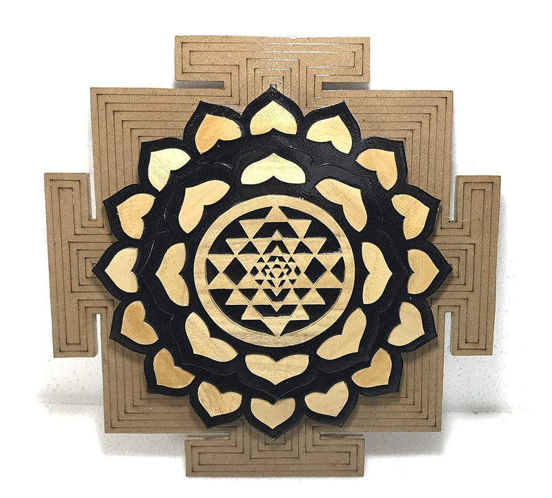 Energized Sri Yantra Plate, Sri Yantra, Shri Yantra, Crystal Grid. - BrahmatellsStore