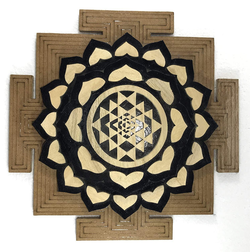 Energized Sri Yantra Plate, Sri Yantra, Shri Yantra, Crystal Grid. - BrahmatellsStore