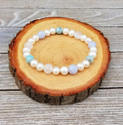 Ethereal Calm & Connection: Ocean-Inspired Bracelet by Brahmatells - BrahmatellsStore