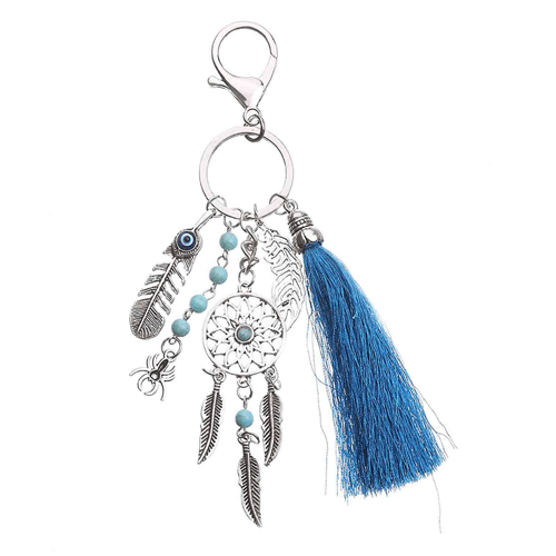 Evil Eye House Good Luck Keychain - BrahmatellsStore