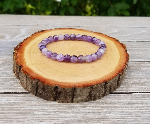 Faceted Chevron Amethyst Bracelet for Intuition & Protection | Brahmatells Astro Collection - BrahmatellsStore