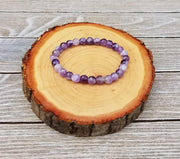 Faceted Chevron Amethyst Bracelet for Intuition & Protection | Brahmatells Astro Collection - BrahmatellsStore