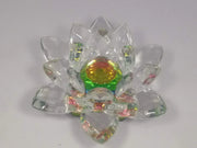 Feng Shui Crystal Lotus Figurine for Harmony & Prosperity | Brahmatells - BrahmatellsStore
