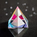 Feng Shui Crystal Pyramid for Positive Energy, Vastu Correction, Good Luck & Prosperity (Multicolor) - BrahmatellsStore