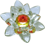 Feng Shui Transparent Crystal Lotus for Harmony & Wealth | Brahmatells - BrahmatellsStore